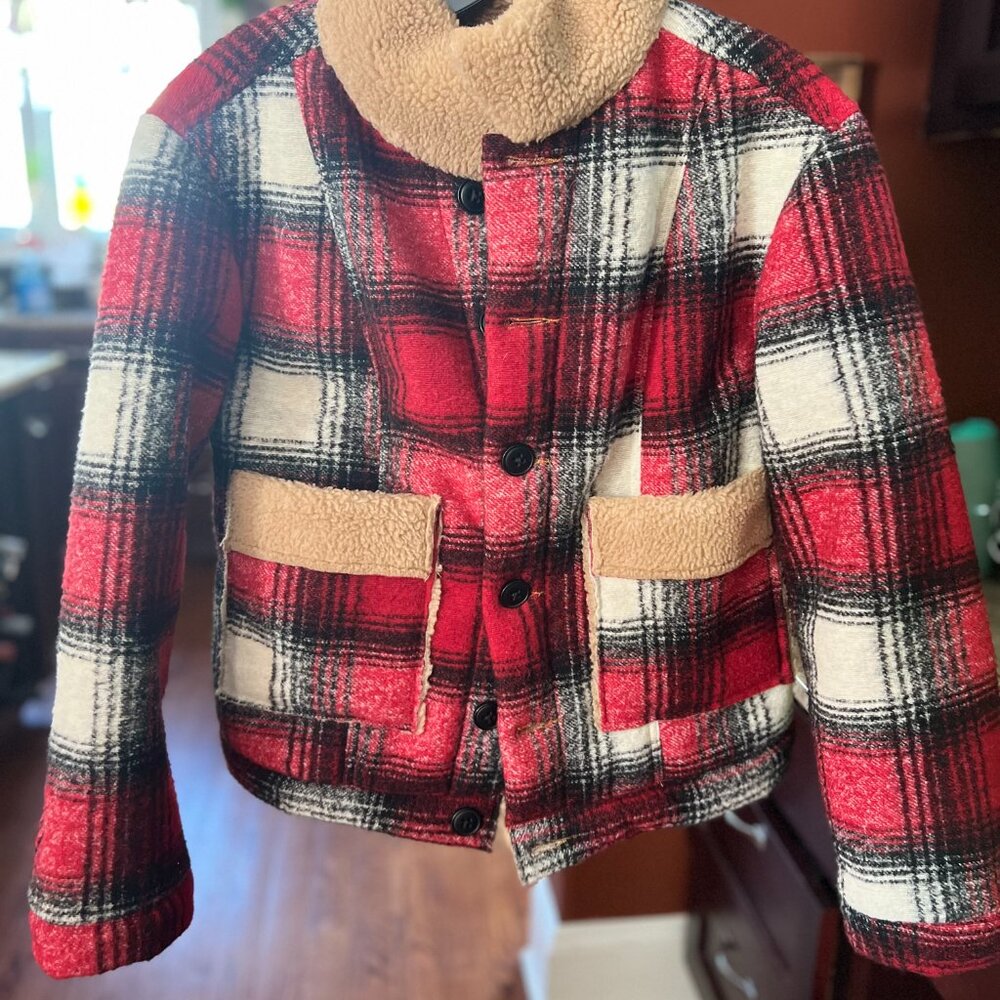 plaid coat - Picture 2 of 5